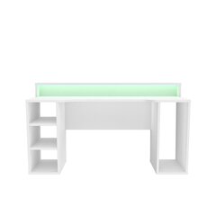 Datorspēļu galds Forte Tezaur TZRB211-Z12M, balts cena un informācija | Datorgaldi, rakstāmgaldi, biroja galdi | 220.lv