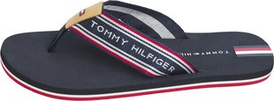 Vīriešu pludmales čības Tommy Hilfiger, zilas cena un informācija | Vīriešu pludmales čības Tommy Hilfiger, zilas | 220.lv