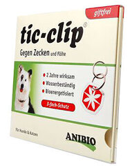 Anibio suņu un kaķu piekariņš pret ērcēm un blusām Tic-clip cena un informācija | Vitamīni, uztura bagātinātāji, pretparazītu līdzekļi suņiem | 220.lv