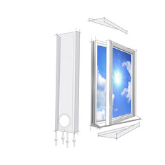 Lifetime Air universāli logu blīvējumi mobilam gaisa kondicionierim cena un informācija | Gaisa kondicionieri, siltumsūkņi, rekuperatori | 220.lv