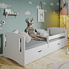 Bērnu gulta ar matraci Selsey Mirret, 80x180 cm, balta cena un informācija | Bērnu gultas | 220.lv