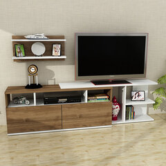 Комплект мебели для гостиной Kalune Design 756(VI), коричневый/белый цена и информация | Секции | 220.lv