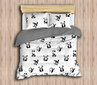 Bērnu gultas veļas komplekts Panda, 200x220, 4 daļas cena