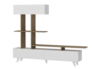 Комплект мебели для гостиной Kalune Design 745(VI), белый/коричневый цена и информация | Секции | 220.lv