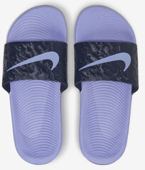 Pludmales čības - Nike Kawa Slide (GS/PS) Black Purple cena un informācija | Bērnu čības, maiņas apavi | 220.lv