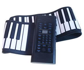 PB61 61 pogu silikona pārnēsājamās elektroniskās klavieres cena un informācija | Taustiņinstrumenti | 220.lv