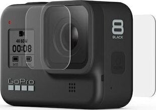 GoPro rūdīta stikla objektīva + ekrāna aizsargi HERO8 Black cena un informācija | Aksesuāri videokamerām | 220.lv