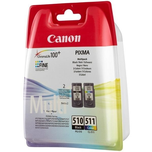 Tintes kasetne Canon PG-510/CL511 cena