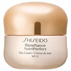 Dienas krēms Shiseido Benefiance NutriPerfect 50 ml cena un informācija | Sejas krēmi | 220.lv