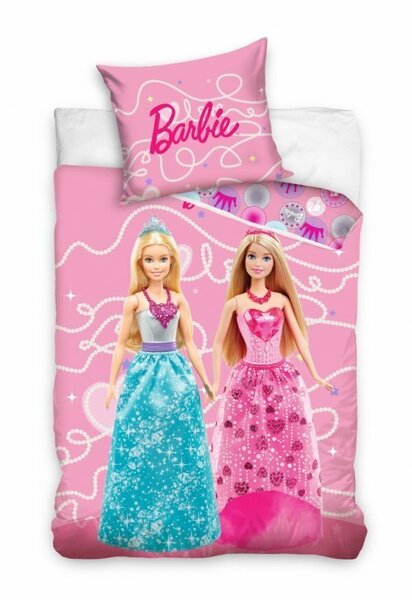 Bērnu gultas veļas komplekts Barbie 160x200, 2 daļas cena un informācija | Bērnu gultas veļa | 220.lv