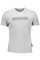 Vīriešu T-krekls Napapijri, pelēks cena un informācija | Vīriešu T-krekli | 220.lv