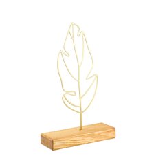 Dekoratīva figūriņa Small Leaf Gold cena un informācija | Interjera priekšmeti | 220.lv