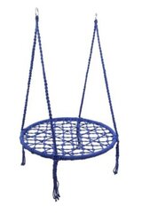 Šūpoles “Stārķa ligzda”, Funfit Garden, 80 cm, 150 kg, zilas cena un informācija | Šūpoles | 220.lv