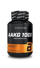 Uztura bagātinātāj Biotech AAKG 1000 100 tab. cena un informācija | Slāpekļa oksīda veicinātāji | 220.lv