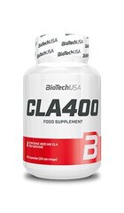 Uztura bagātinātājs Biotech CLA 400 80 caps. cena un informācija | Uztura bagātinātāji tievēšanai | 220.lv