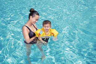 Peldēšanas veste bērniem Bestway Fisher-Price Swim Pal, dzeltena cena un informācija | Peldvestes un piepūšamās peldēšanas piedurknes | 220.lv
