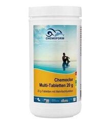 Multitabletes 20g, Chemoform Chemoclor Multi-Tabletten 20 g, 1 kg cena un informācija | Baseina kopšanas līdzekļi | 220.lv