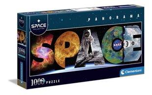 Puzle Clementoni PANORAMA SPACE, 1000 d. cena un informācija | Puzles, 3D puzles | 220.lv