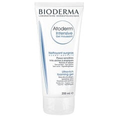 Putojošs gēls - mazgāšanas līdzeklis Bioderma Atoderm Intensive, 200 ml cena un informācija | Sejas ādas kopšana | 220.lv