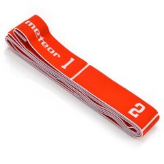 Vingrošanas lente Meteor 90 x 4 cm - spēcīga cena un informācija | Fitnesa gumijas, gredzeni | 220.lv