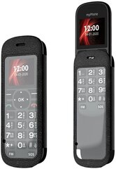 MyPhone H22 black + extra case cena un informācija | Mobilie telefoni | 220.lv