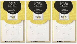Aromātiska kartīte Marta Card Vanilla & Ginger, 3 gab. cena un informācija | Auto gaisa atsvaidzinātāji | 220.lv