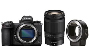 Nikon Z6II + NIKKOR Z 24-200mm f/4-6.3 VR + FTZ Mount adapter cena un informācija | Digitālās fotokameras | 220.lv