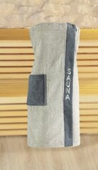 Gözze dvielis-svārki Sauna sievietēm, 80 x 136 cm, pelēcīgi brūns cena un informācija | Pirts lietas | 220.lv