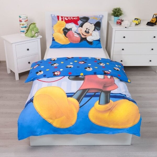 Gultas veļas komplekts Mickey 140 x 200 cm + spilvendrāna 60 x 80 cm internetā