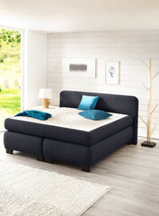 Kontinentālā gulta BX 300, pelēka, 160 x 200 cm cena un informācija | Gultas | 220.lv