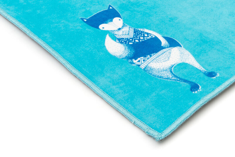 Paklājs 4Living Lempieläimet 100 x 150 cm, tirkīza krāsā cena