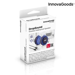 Беспроводной компактный Bluetooth динамик Waterproof DropSound InnovaGoods цена и информация | Динамики | 220.lv