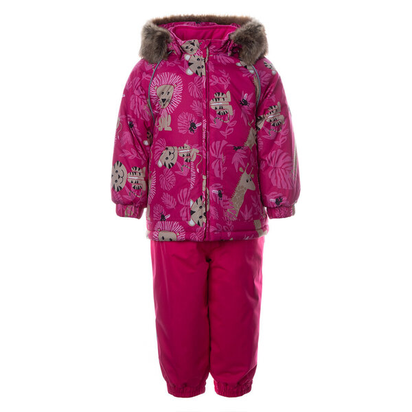 Huppa meiteņu ziemas apģērbu komplekts AVERY, fuksija 907143282 cena un informācija | Komplekti meitenēm | 220.lv