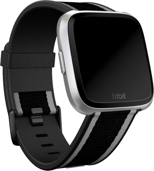 Fitbit Versa-Lite aproce, L izmēra, melna/pelēka internetā
