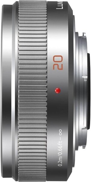 Panasonic Lumix G 20mm f/1.7 II ASPH objektīvs, sudrabots atsauksme