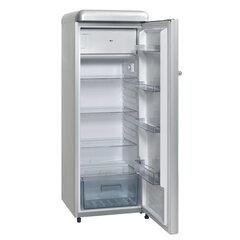 Scandomestic RKS222 ledusskapis ar saldētavu, 150 cm, sudrabs cena un informācija | Ledusskapji | 220.lv