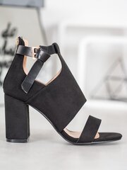 Sieviešu kurpes, melnā krāsā 890935989 cena un informācija | Sieviešu sandales | 220.lv
