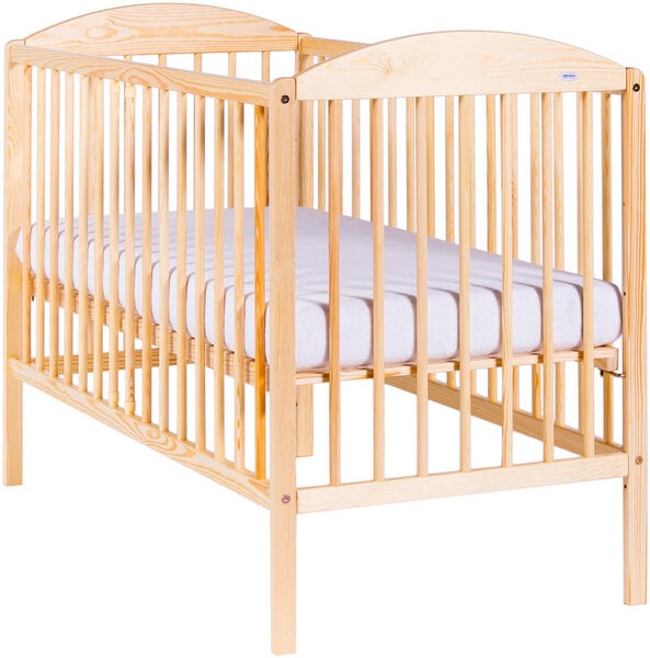 Drewex zīdaiņu gultiņa Kuba II, standard, krāsa: dabīga cena un informācija | Zīdaiņu gultas | 220.lv