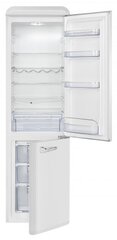 Bomann KGR7328W ledusskapis ar saldētavu, 188cm, E, NoFrost, balts cena un informācija | Ledusskapji | 220.lv