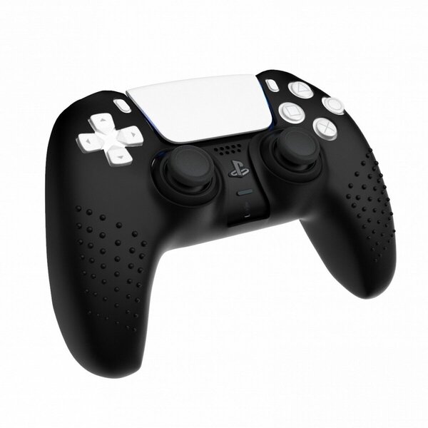 PlayStation 5 Piranha Controller Protective Silicone Skin - Black (PS5) cena un informācija | Spēļu kontrolieri | 220.lv