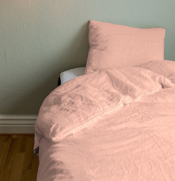 KOODI gultas veļas komplekts Louise, gaiši rozā krāsā, 220 x 210 cm + 2 x 50 x 60 cm cena