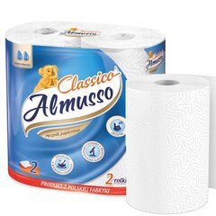 Almusso CLASSICO x2 papīra dvieļi 2gab 2 kārtas 10m 50 loksnes (24/480) cena un informācija | Tualetes papīrs, papīra dvieļi | 220.lv
