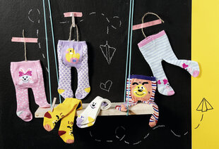 Колготки для куклы 2шт, 43см, ZAPF BABY BORN цена и информация | Игрушки для девочек | 220.lv