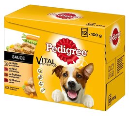 Pedigree konservu komplekts suņiem Vital Protection, 12x100 g cena un informācija | Konservi suņiem | 220.lv