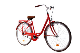 Sieviešu pilsētas velosipēds N1 CRUISER 1.0 28 , sarkans cena un informācija | Velosipēdi | 220.lv