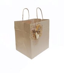 Rožu papīra dāvanu maisiņi, Kāzu dāvanu papīra maisiņi ar rokturiem cena un informācija | Dāvanu saiņošanas materiāli | 220.lv