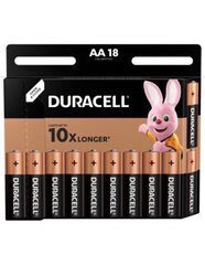 Duracell AA / LR6 / MN1500 LR6 1.5V baterijas (18 gab.) cena un informācija | Baterijas | 220.lv