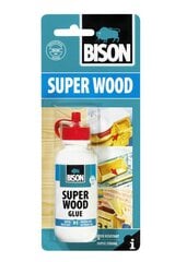Līme koksnei BISON® SUPER WOOD, 75 gr cena un informācija | Līmes | 220.lv