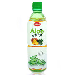 Aloe Vera dzēriens ALEO Pineapple, 500 ml cena un informācija | Sulas, nektāri un sulu dzērieni | 220.lv