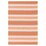 Divpusējais plastmasas paklājs Narma RUNÖ, oranžā krāsā - dažādi izmēri